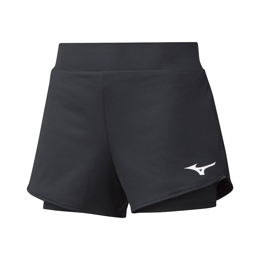 Mizuno Flex Női Rövidnadrág Fekete PAO062875